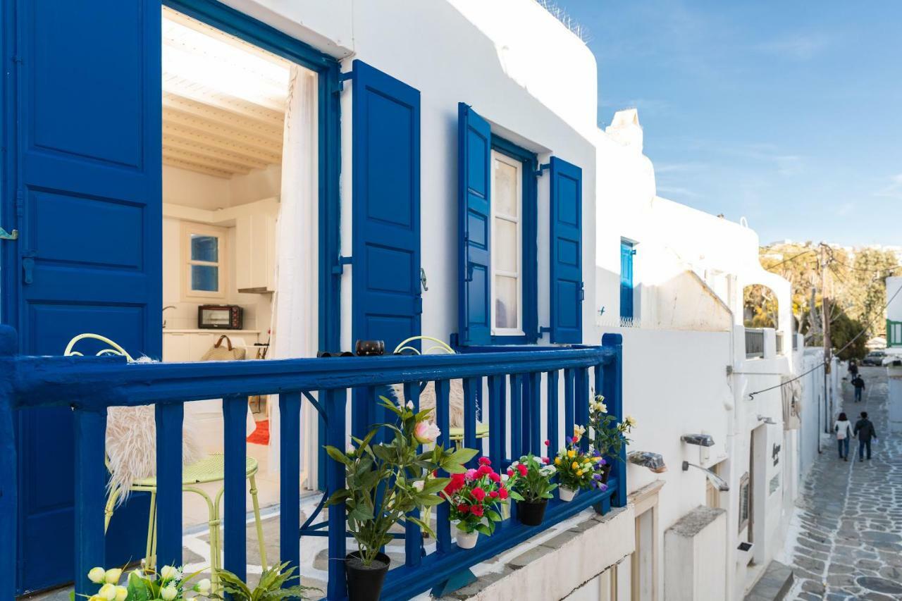 Апартаменты Izabela'S House Mykonos Town Megali Ammos  Экстерьер фото